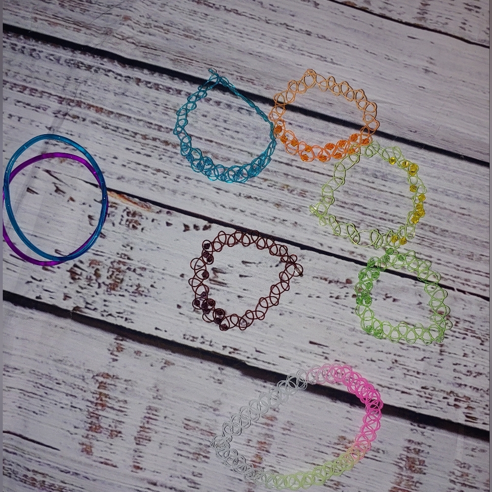 Stretchy Bracelets/Anklets and Choker